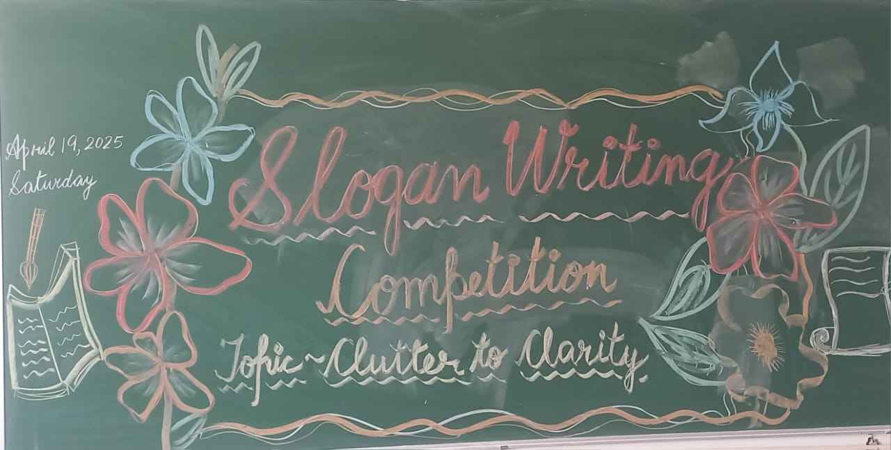 Intra Class Slogan Writing Competition